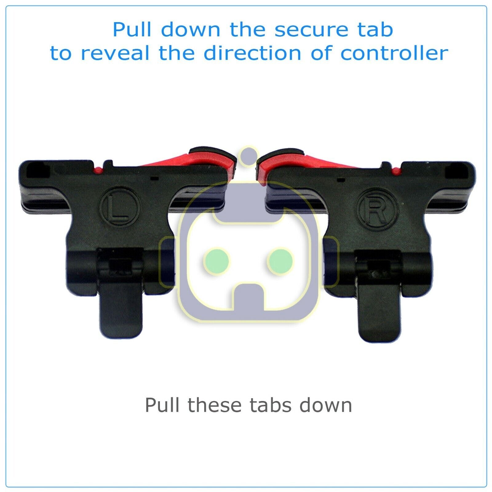Mobile Phone Gaming Trigger Fire Button Smartphone Shooter Controller Left Right