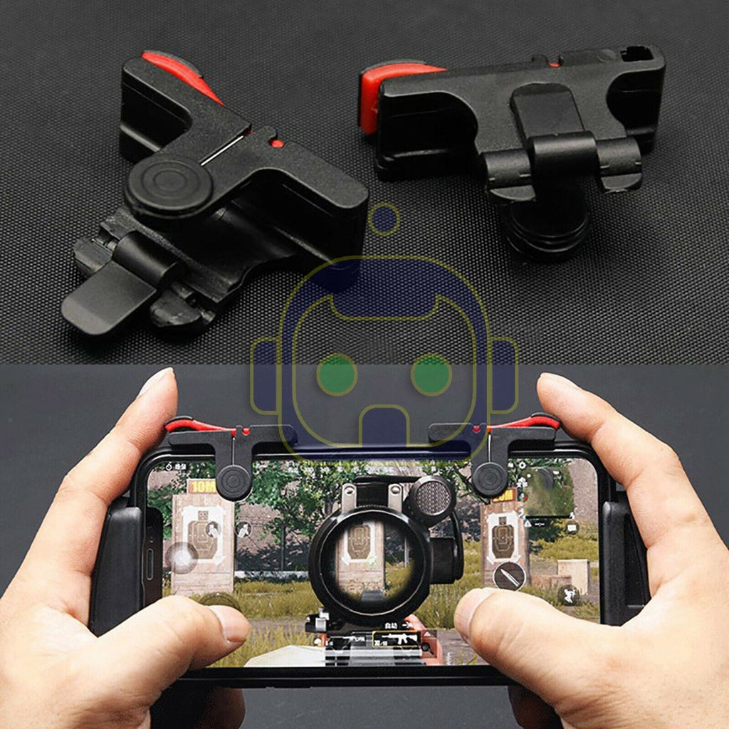 Mobile Phone Gaming Trigger Fire Button Smartphone Shooter Controller Left Right